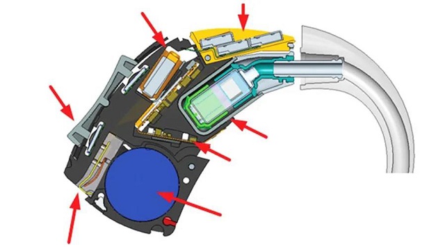 助聽器內(nèi)部結(jié)構(gòu)